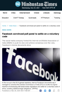 Facebook convinced poll panel to settle on a voluntary code