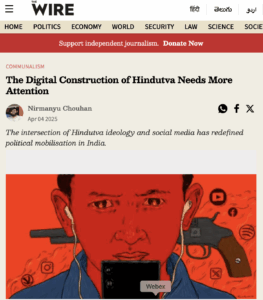Digital Hindutva: How Social Media Fuels Sectarianism and Silences Dissent in India